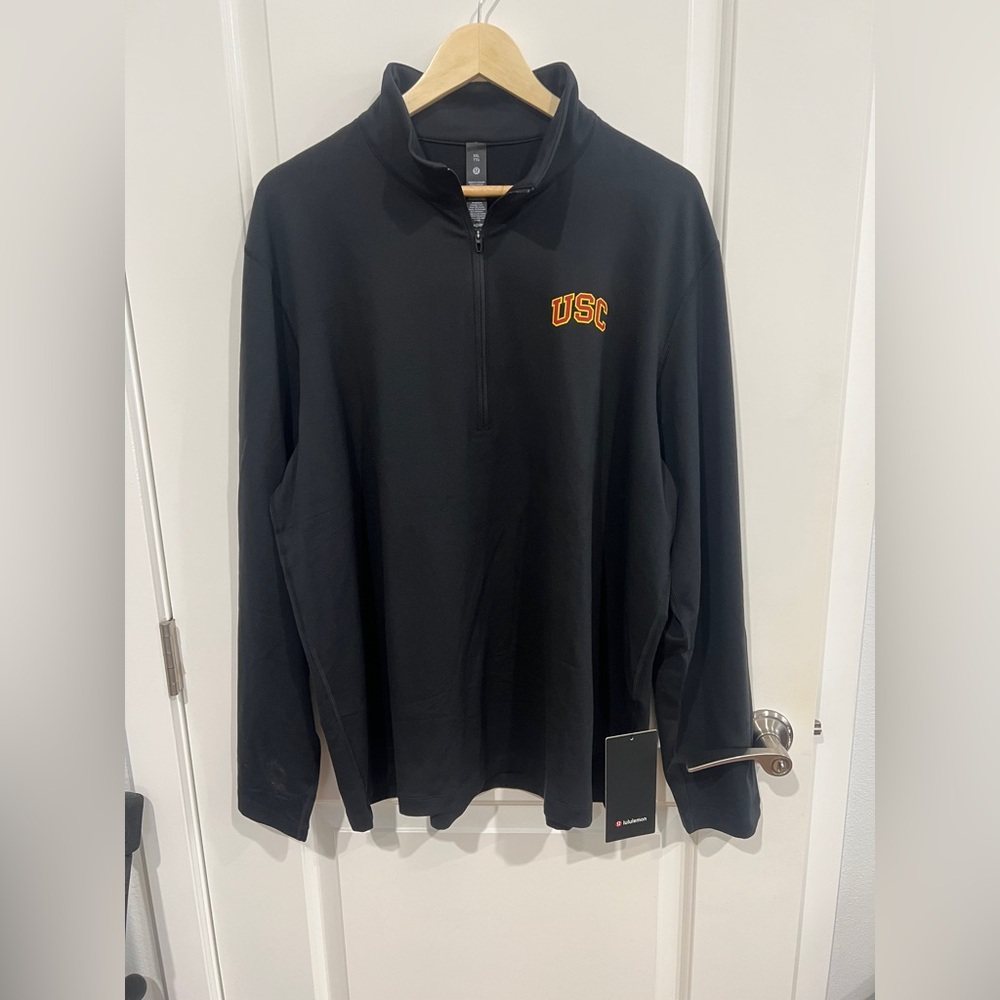 Lululemon USC Soft Jersey Half Zip XXL BRAND NEW